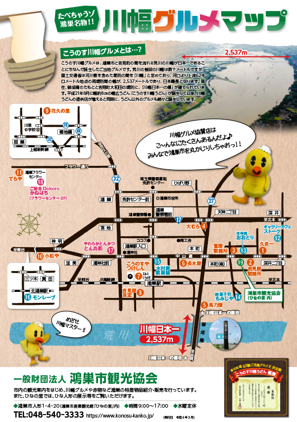 川幅グルメマップ