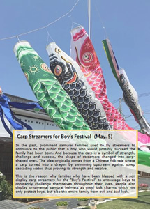 Carp Streamers for Boy's Festival (May. 5)